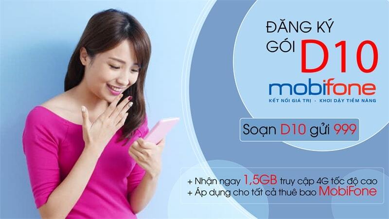 Một số gói cước 4G Mobifone