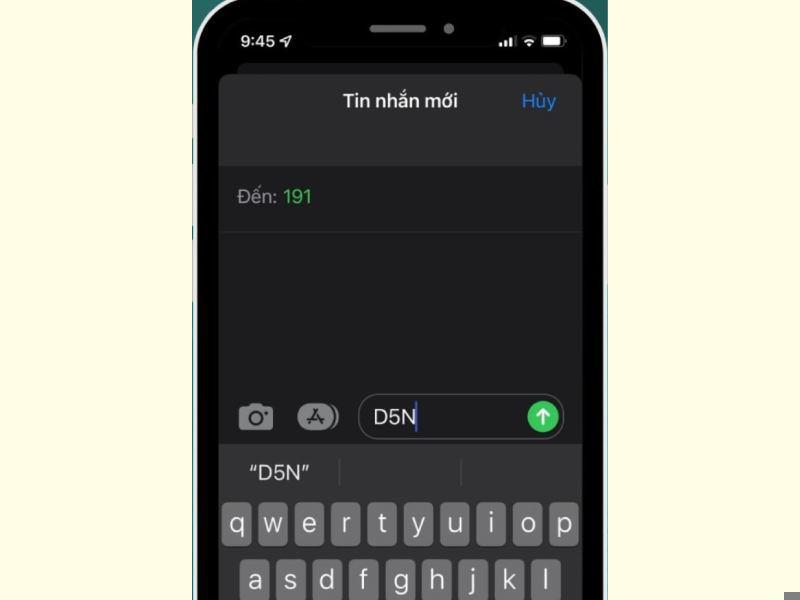 Sử dụng gói cước D5N