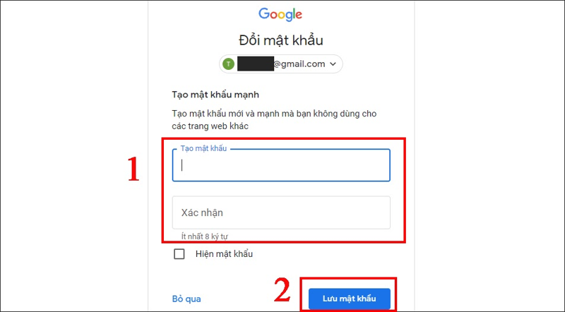 Cách đặt lại mật khẩu Gmail khi quên trên máy tính bước 3