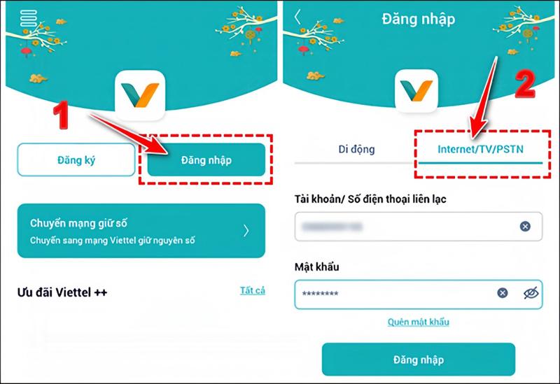 Cách đổi pass Wifi Viettel bằng điện thoại thông qua app My Viettel bước 2