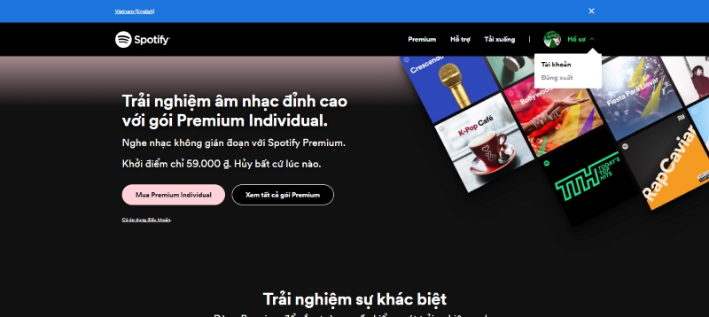 cách hủy gói spotify premium