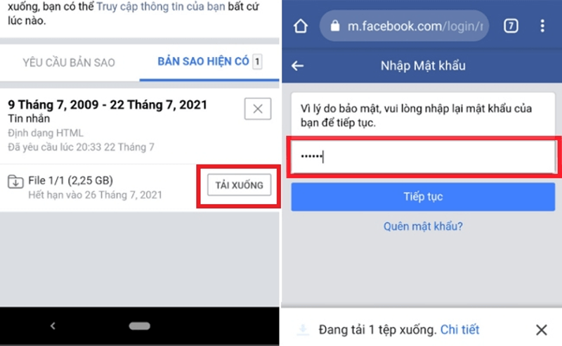 Cách khôi phục cuộc trò chuyện đã xóa trên Messenger bằng điện thoại Android bước 4