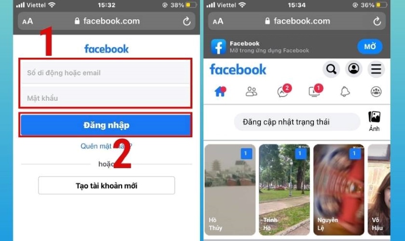 tải facebook không cần app store