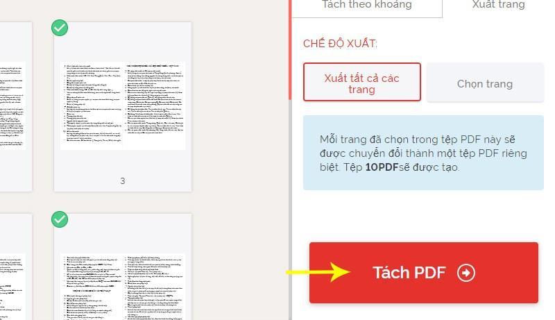 Dùng trang web I Love PDF cắt file PDF bước 8