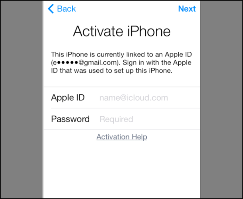 Cách kiểm tra thiết bị chứa iCloud ẩn bằng restore bước 2