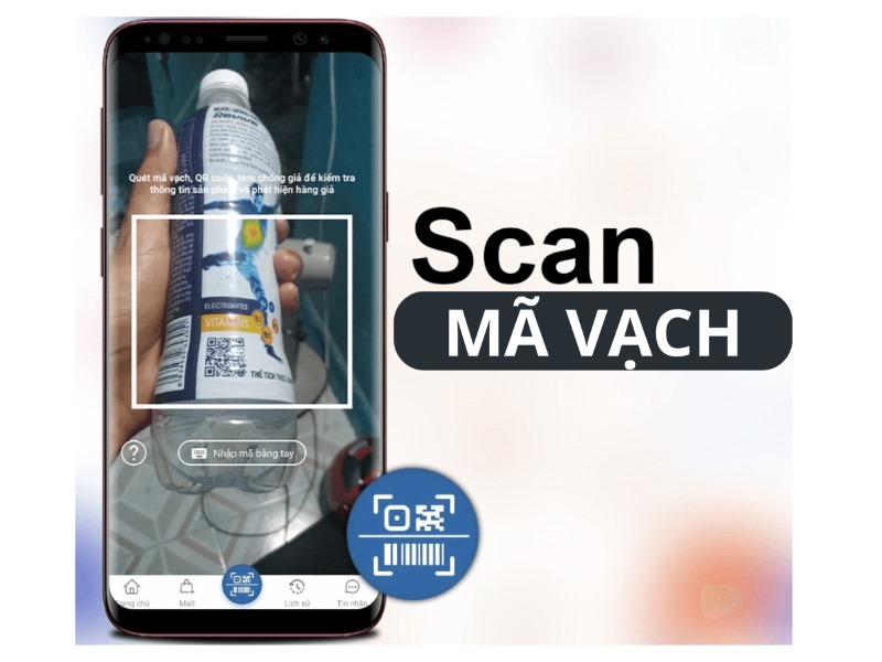 Cách quét mã vạch online bằng app iCheck Scan bước 4