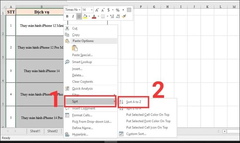 Cách chèn ảnh hàng loạt vào ô Excel bước 2