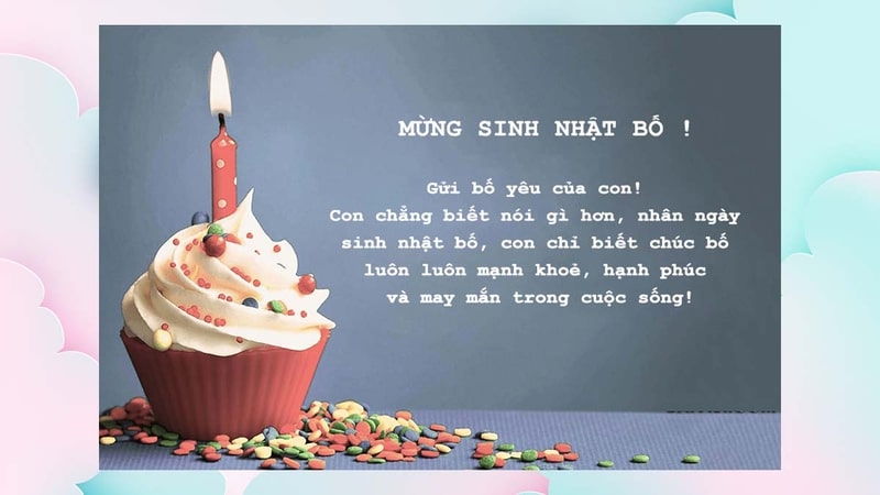 Lời chúc mừng sinh nhật ý nghĩa gửi bố mẹ