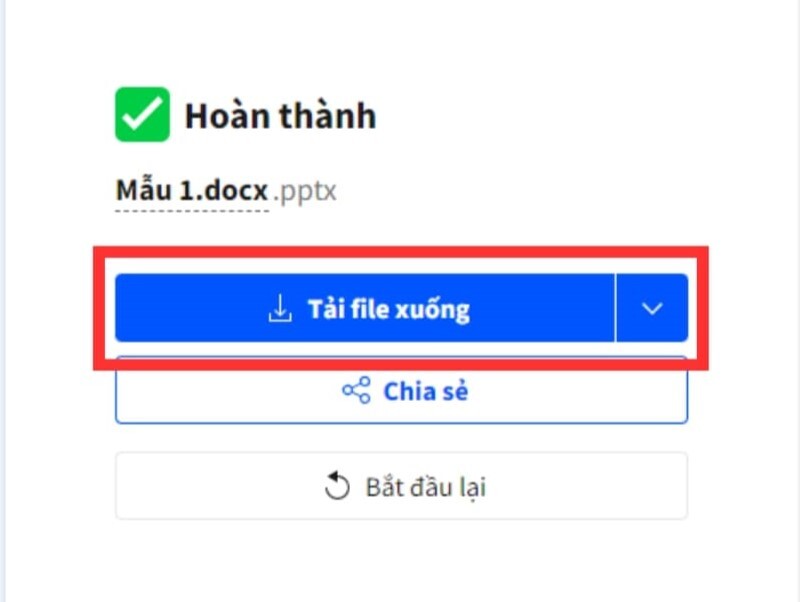 Chuyển PDF sang PowerPoint bước 5