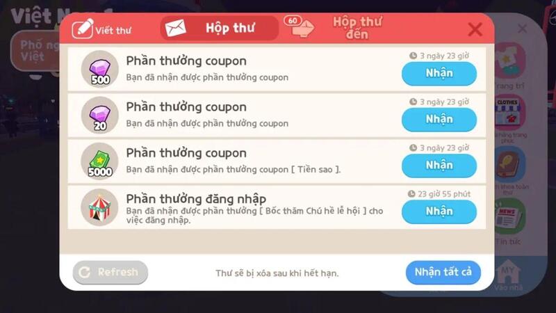 Nhập code Play Together trên website bước 3