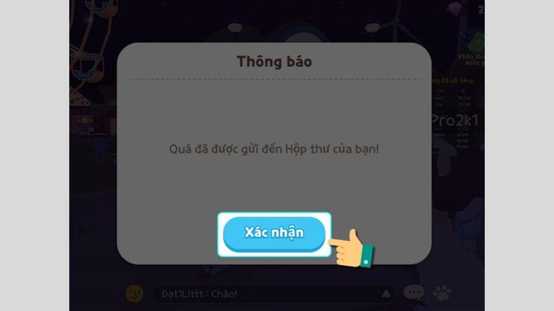 Nhập code Play Together trên iOS bước 2