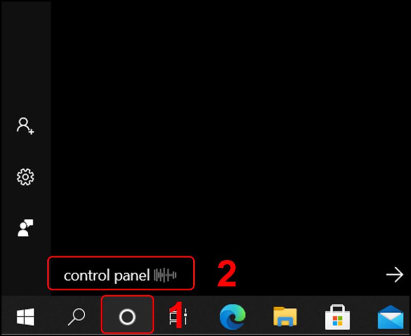 Mở Control Panel bằng cách hỏi Cortana bước 3