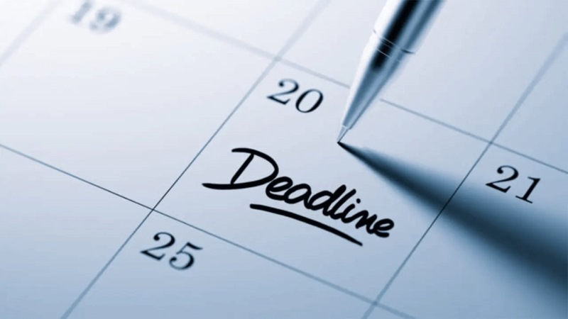 Một số lưu ý khi đặt ra deadline