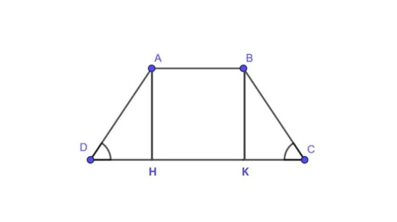 Tính S hình thang khi được biết độ dài 4 cạnh