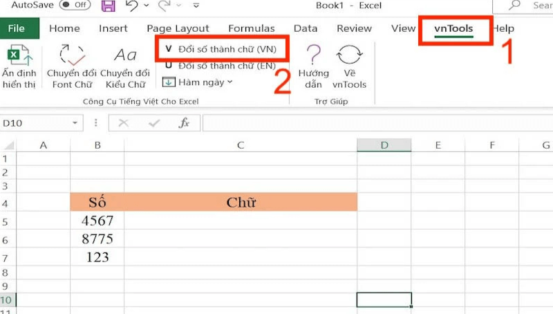 Hướng dẫn cách đổi số sang chữ đơn giản với phần mềm VNTools