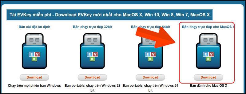 Hướng dẫn tải và cài đặt EVKey trên máy mac bước 1