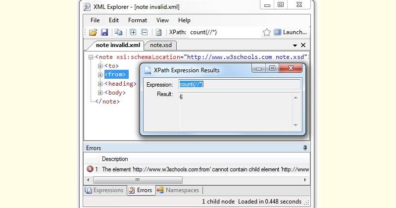 Sử dụng XML Explorer bước 3