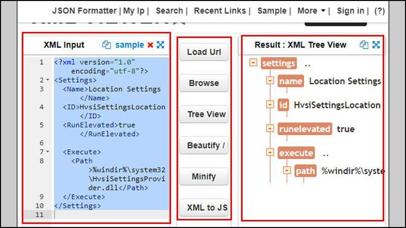 Sử dụng trang web trực tuyến CodeBeautify