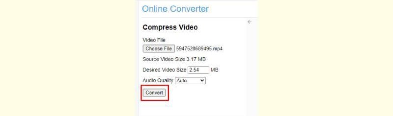 Converter - Giảm dung lượng video miễn phí bước 1