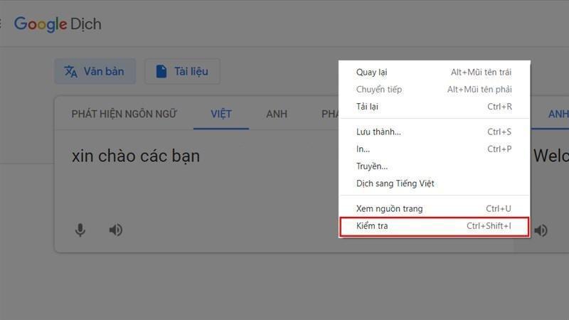 Chuyển văn bản thành giọng nói chị Google bước 2