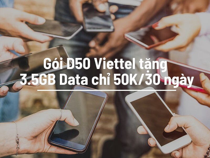 Gói cước Data tháng D50