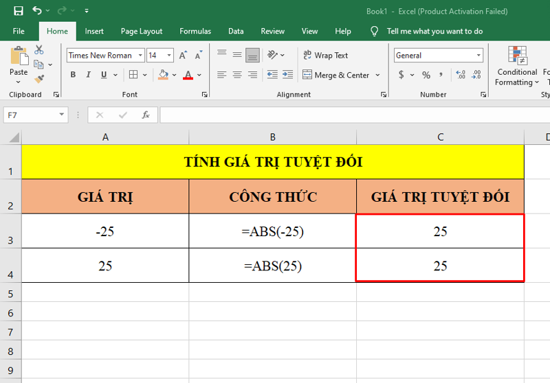  Tính giá trị tuyệt đối của 1 số bước 2