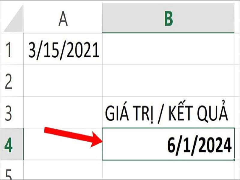 Tính toán dựa trên 1 ngày khác bước 2