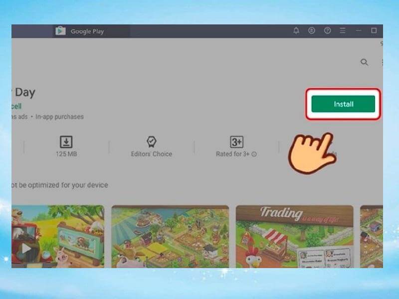 tải game Hay Day trên máy tính bước 8