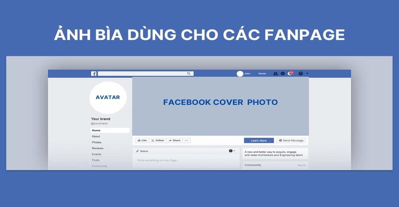 Kích thước ảnh bìa Facebook cho Fanpage