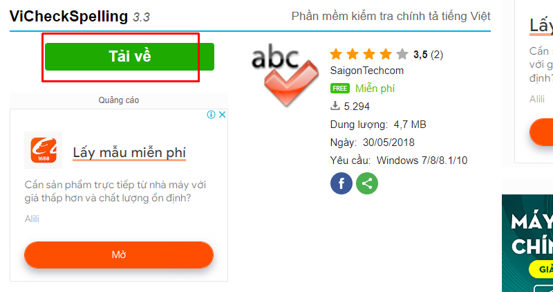 VicheckSpelling hỗ trợ kiểm tra chính tả Tiếng Việt chính xác bước 1