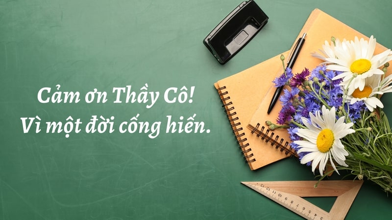 Lời chúc thầy cô 20/11 theo môn học