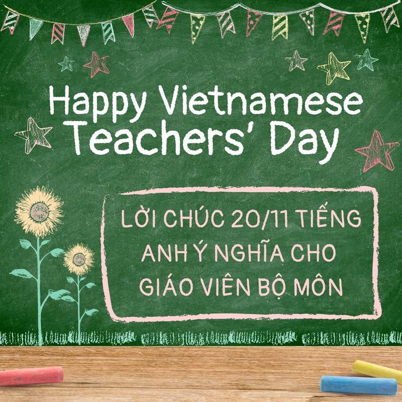 lời chúc 20/11 bằng tiếng Anh ngắn gọn