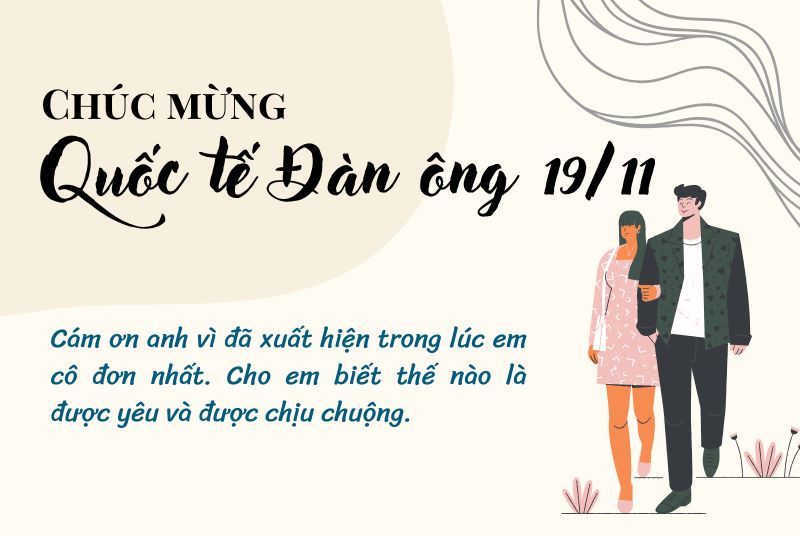 Lời chúc 19/11 cho người yêu ngắn gọn nhưng đầy ngọt ngào