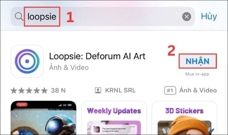 Cách tải app Loopsie nhanh chóng bước 3