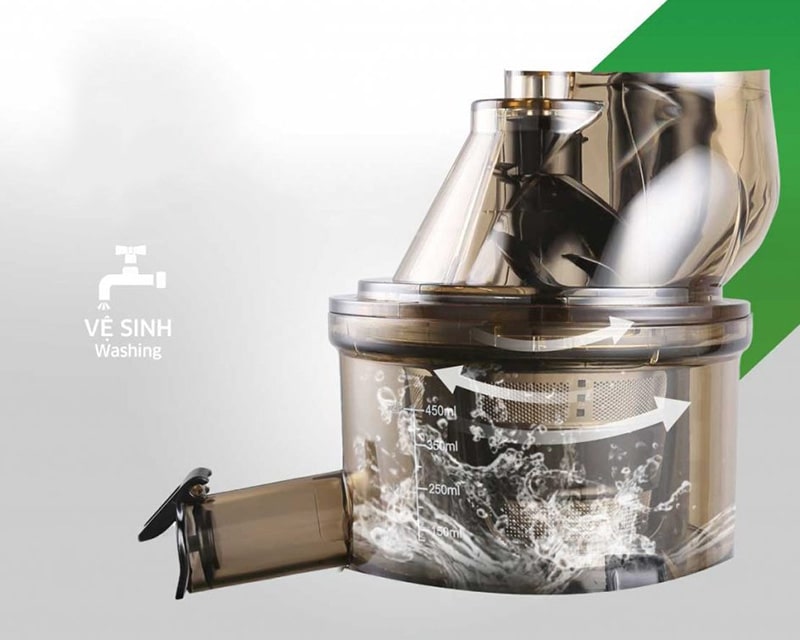 Chức năng tự làm sạch của máy ép trái cây