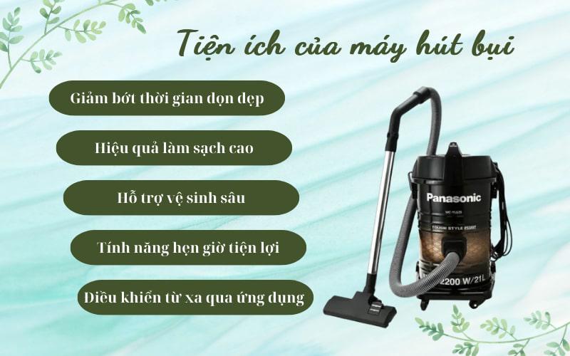 Lợi ích của máy hút bụi, robot hút bụi