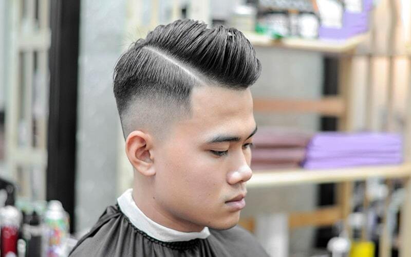 Tóc Mohican rẽ ngôi