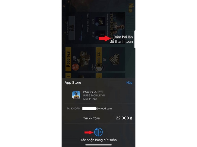 cách nạp thẻ PUBG trên App Store an toàn bước 3