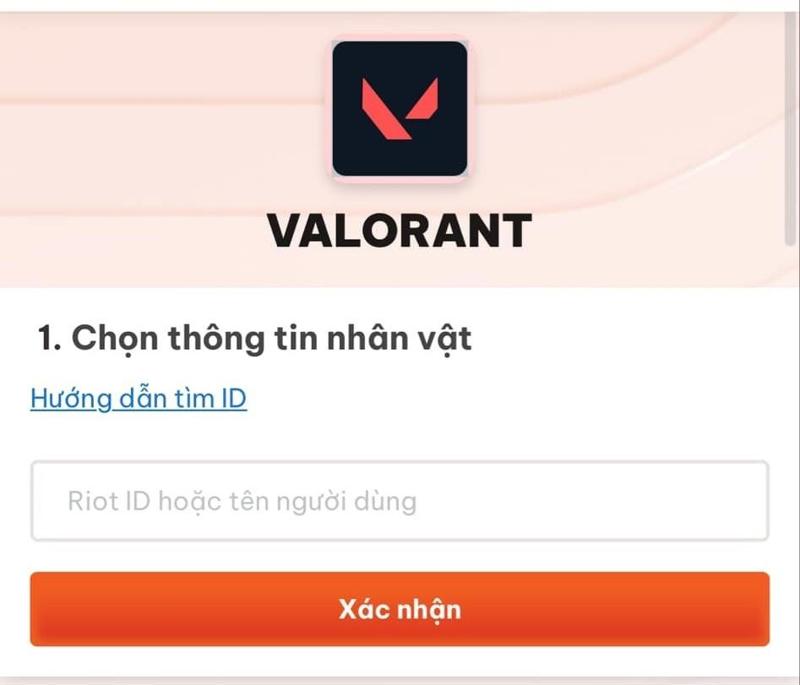 Hướng dẫn chi tiết cách nạp Valorant trên website VNG bước 1