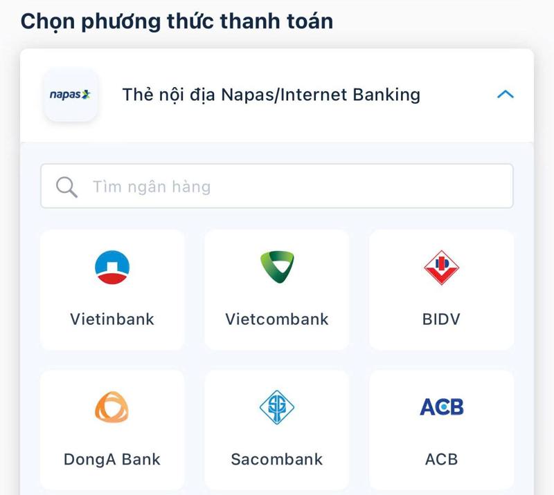 Cách nạp tiền Valorant qua ATM bước 2