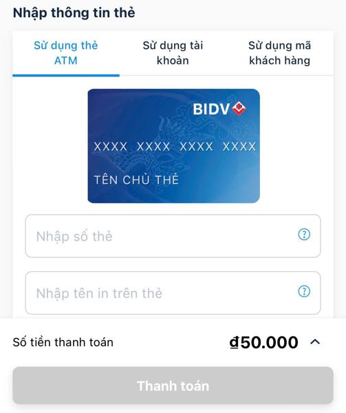 Cách nạp tiền Valorant qua ATM bước 4