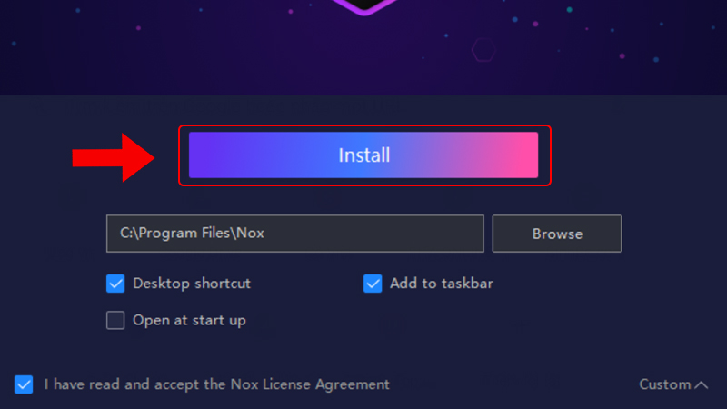 Hướng dẫn cách tải và cài đặt Nox player máy tính Windows bước 5