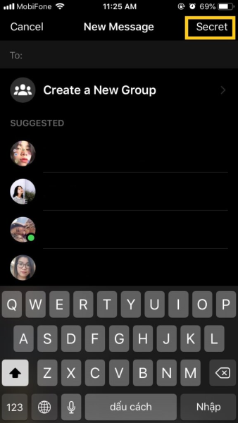 cuộc trò chuyện bí mật trên messenger hoạt động thế nào
