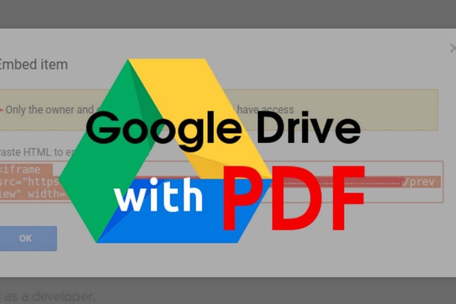 Đọc file PDF bằng Google Drive