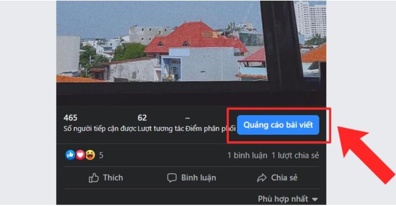 Cách chạy quảng cáo trên Facebook bước 1