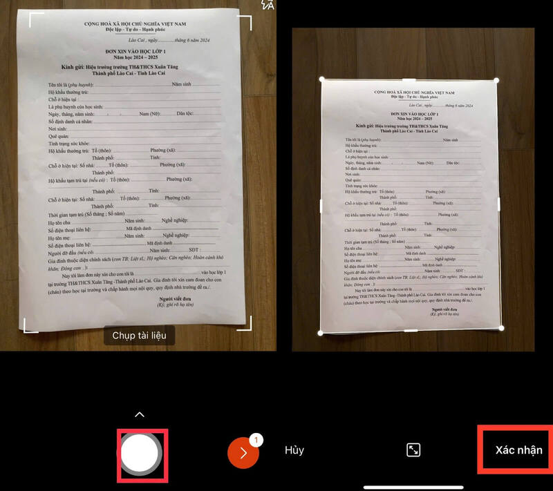 Tải app Microsoft Office Lens và scan dữ liệu bước 3