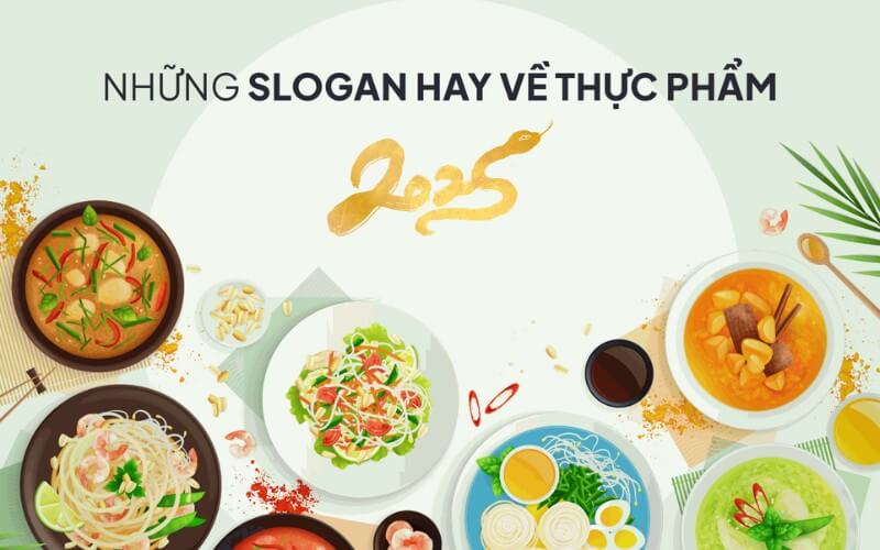 Slogan Tết về thực phẩm