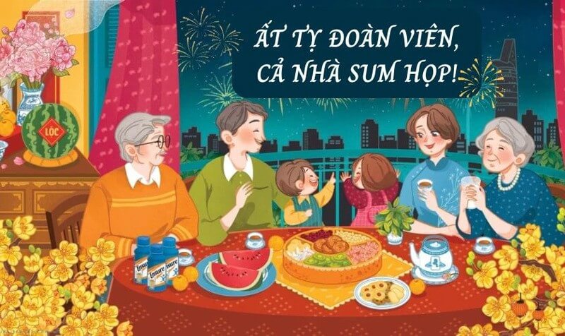 Slogan Tết gia đình