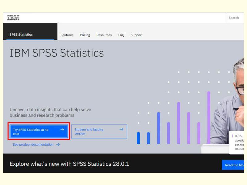 Cách tải ứng dụng SPSS về máy BƯỚC 1