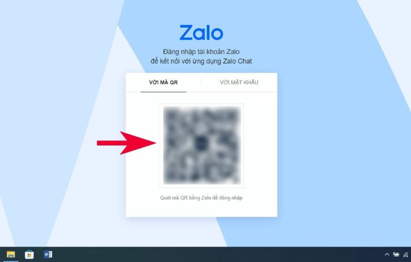 Cách đăng nhập Zalo bằng mã QR bước 1